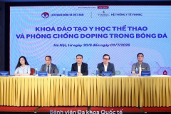 Khóa học đào tạo Y học thể thao trong bóng đá và Phòng chống Doping lần thứ nhất năm 2026